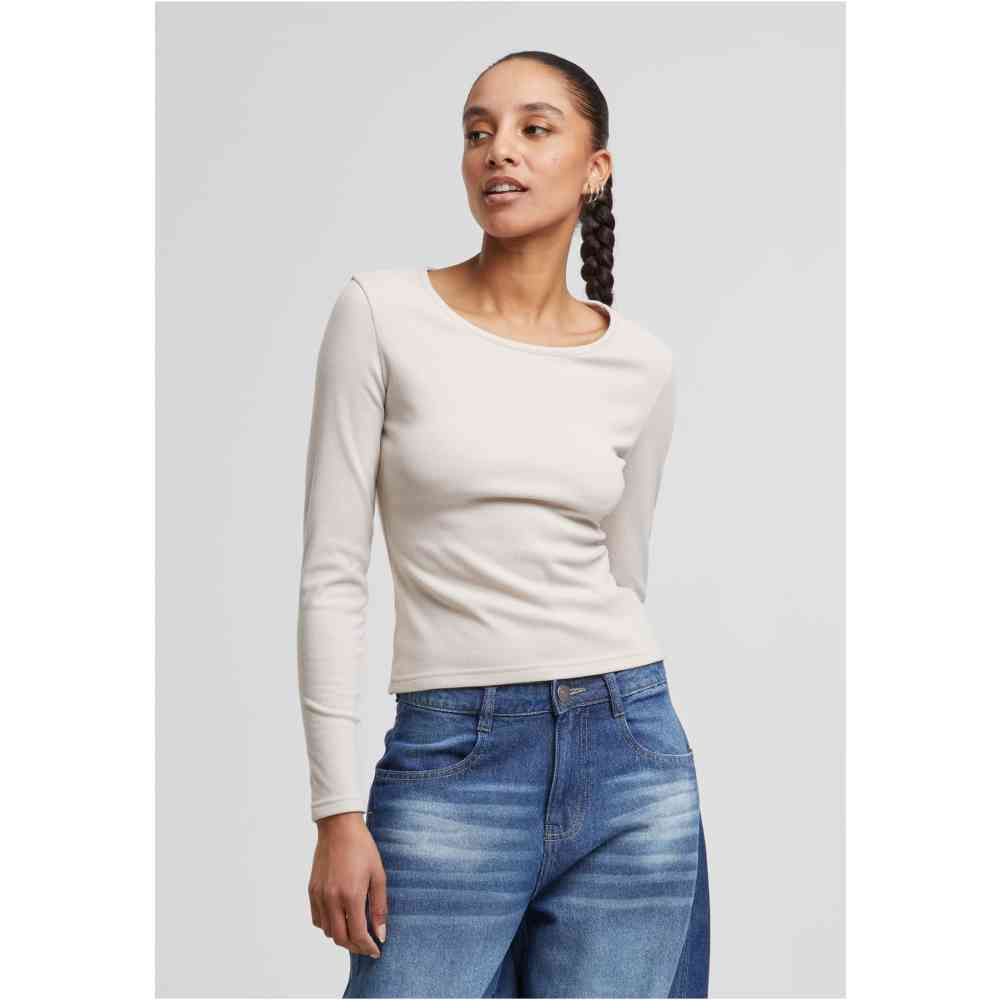 Urban Classics - Heat slim Longsleeve top - Grijs